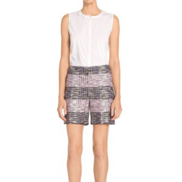 St John Anna Plaid Shorts